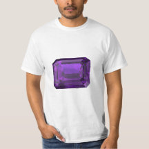 Ametist Octagon Gemstone T-Shirt
