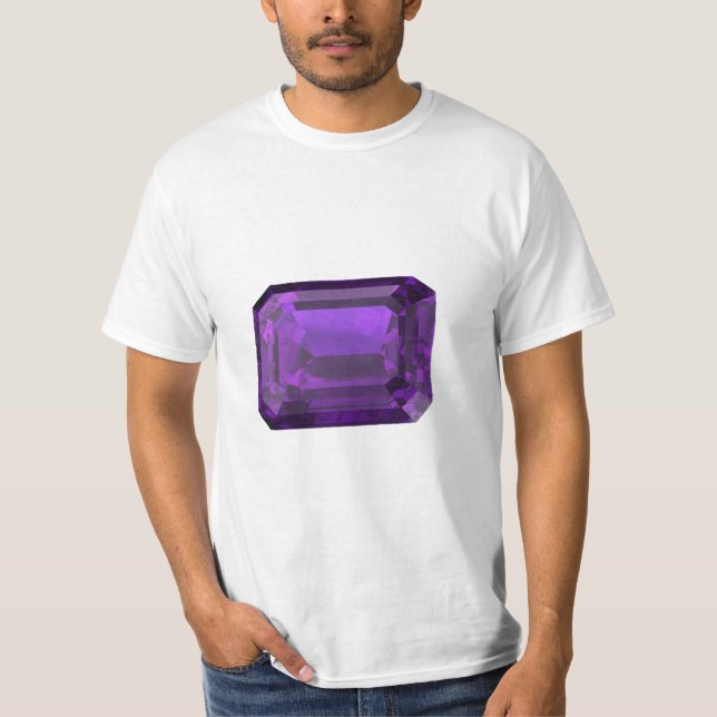 Camiseta Ametist Octagon Gemstone T-Shirt (Frente)