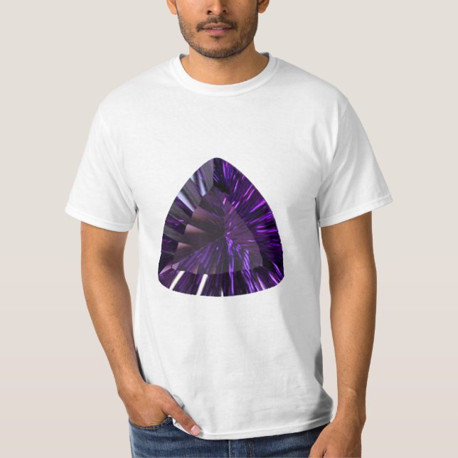 Camiseta Ametist Triangle Gemstone T Shirt (Frente)