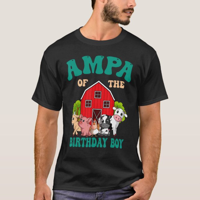 Camiseta Amfa Da Família B Do Aniversário Da Fazenda Animal (Frente)