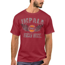 amgrfx - t-shirt 1965 do Impala