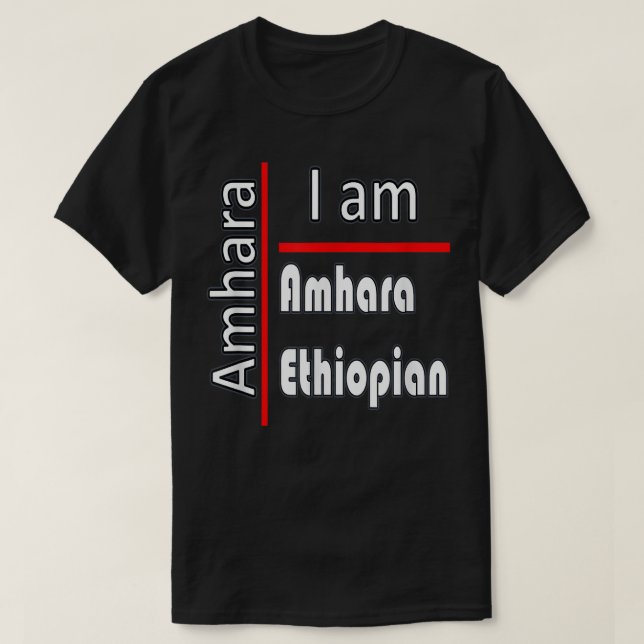 Camiseta Amhara Ethiopia  (Frente do Design)