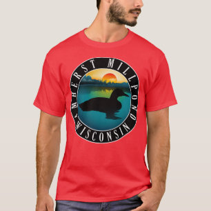 Camiseta Amherst Millpond Wisconsin Loon