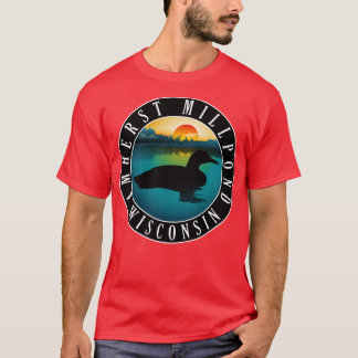Camiseta Amherst Millpond Wisconsin Loon