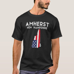 Camiseta Amherst New Hampshire EUA State America Viagem