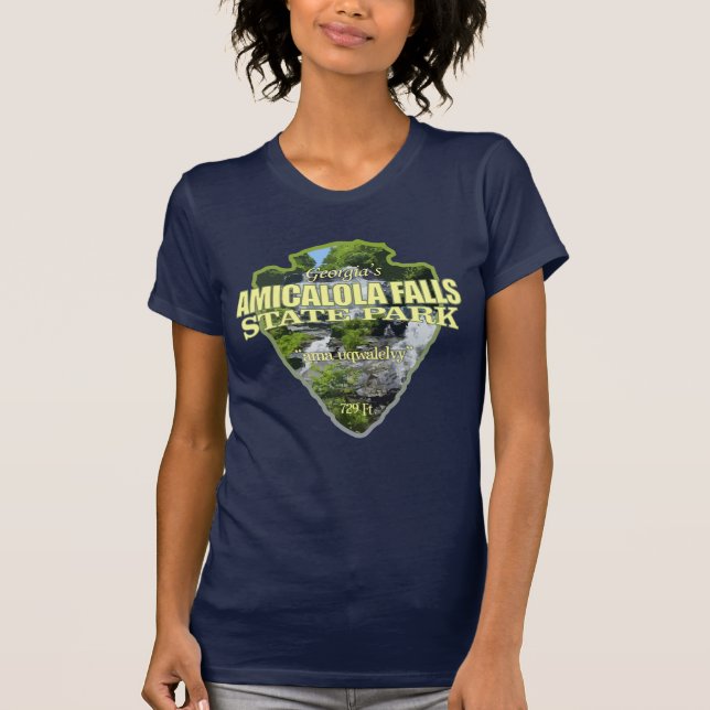 Camiseta Amicalola Falls (flecha) (Frente)