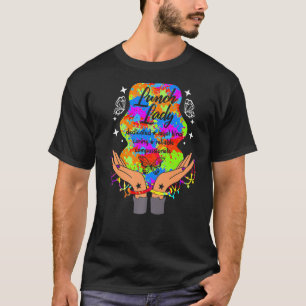 Camiseta Amiga-Almoçadora de Nutrição de Borboleta-Flórida