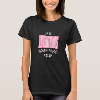 Camiseta Amiga Aventureira da Noiva Correspondente Feminina
