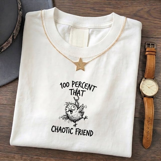 Camiseta Amiga Caótica Rir à Toa (Criador carregado)