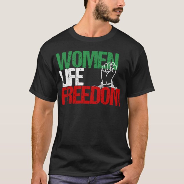 Camiseta Amiga da Mulher Vida Liberdade (Frente)