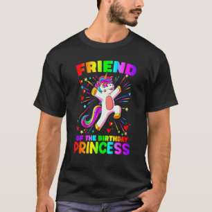 Camiseta amiga da Princesa de Aniversário e Felicidade de M