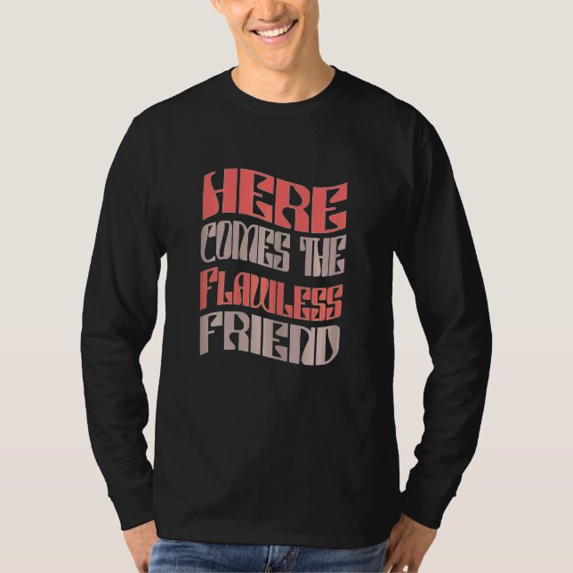 Camiseta Amiga das Mulheres Impecável Retro Compatível Desp (Frente)