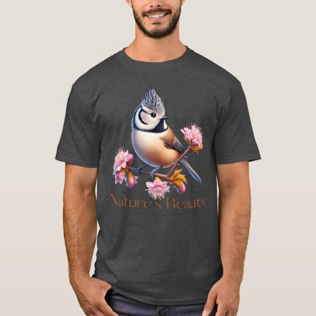 Camiseta Amiga de pássaro fofo (Frente)