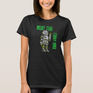 Camiseta Amiga Muay Thai Robot Mma Strike Kickboxing B
