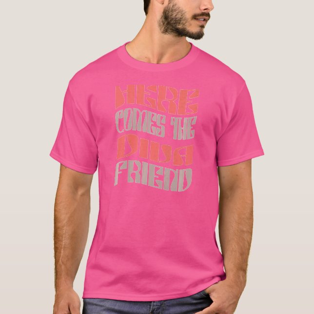 Camiseta Amigas Divas Retro Combinando Despedida de Solteir (Frente)