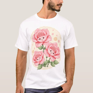 Camiseta Amigas Flores: Pétalas com Personalidade