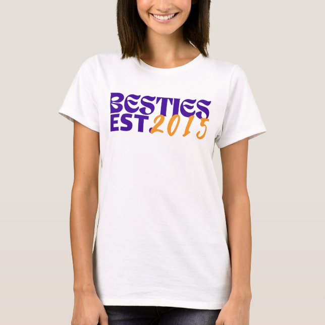 Camiseta Amigas Personalizadas, Melhores Amigas, Fim de Sem (Frente)