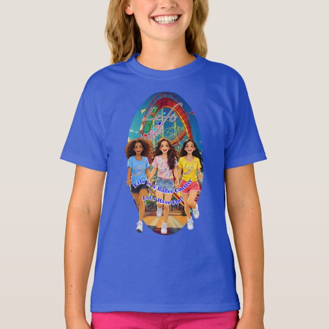 Camiseta Amigas-Vamos nos divertir (Frente)