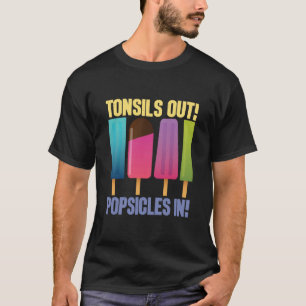 Camiseta Amígdalas Fora Picolés Dentro Remoção de Tonsilect