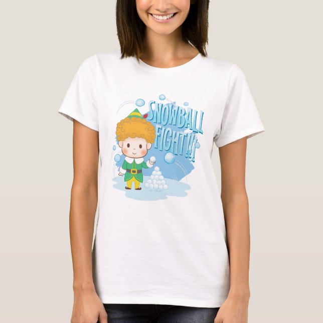 Camiseta Amigo, a Luta do Elf Snowball! (Frente)