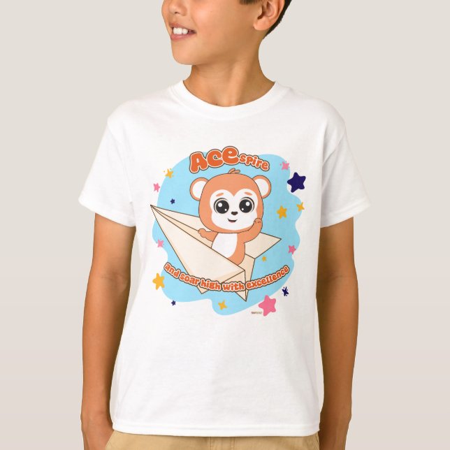 Camiseta Amigo Animal Bonito: Crianças Inspiradoras Todos O (Frente)