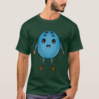 Camiseta Amigo Bug Azul Personagem de desenho animado fofo