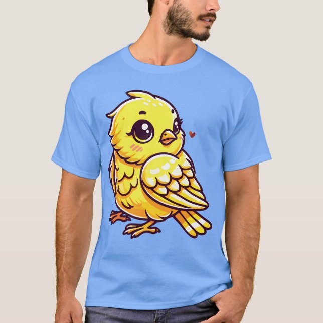Camiseta Amigo Canário Amarelo (Frente)
