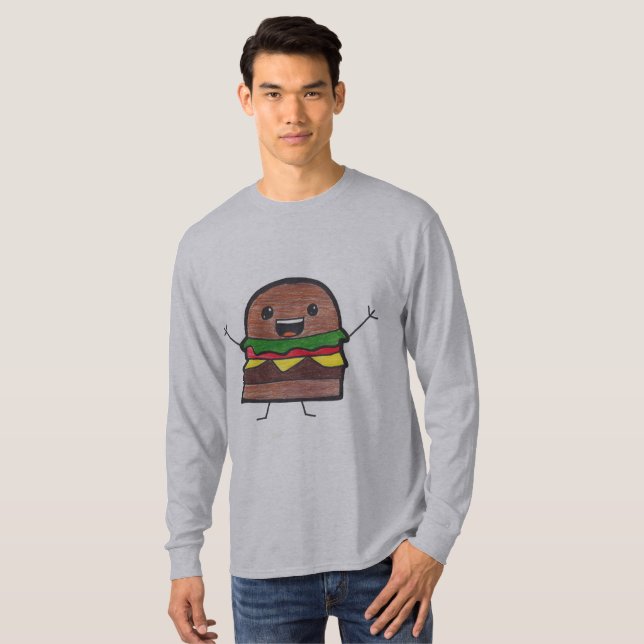 Camiseta amigo Cheeseburger (Frente Completa)