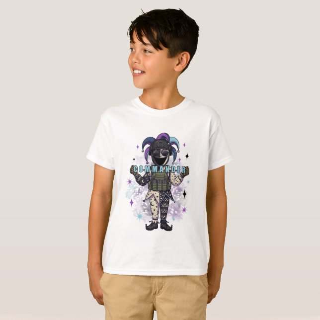Camiseta Amigo Comandante do Bobo do Vazio (Frente Completa)
