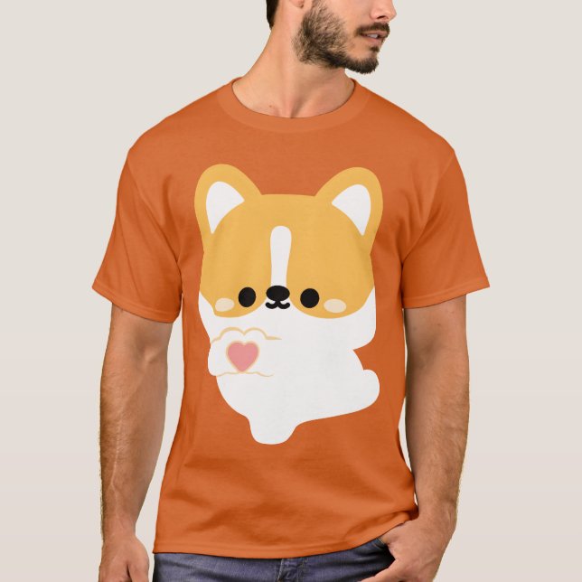 Camiseta Amigo Corgi amoroso (Frente)