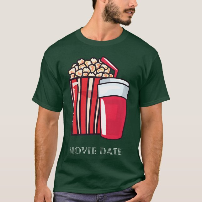 Camiseta amigo da data do filme (Frente)