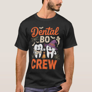 Camiseta Amigo da Equipe de Boo Odontológica de Halloween
