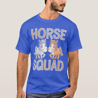 Camiseta Amigo da Família Horse Squad Group
