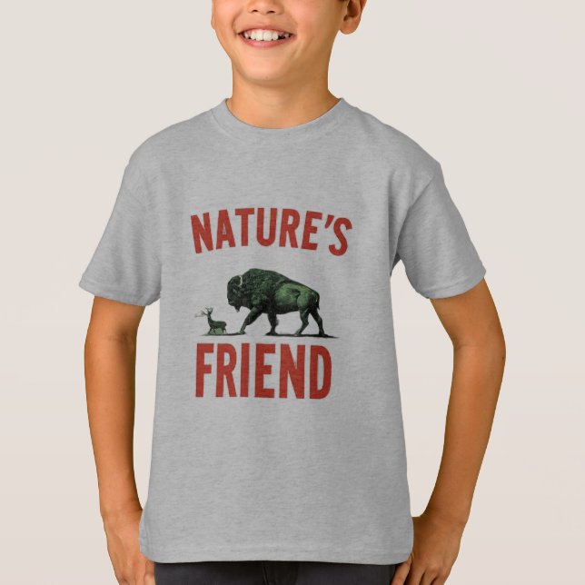 Camiseta "Amigo da Natureza" (Frente)