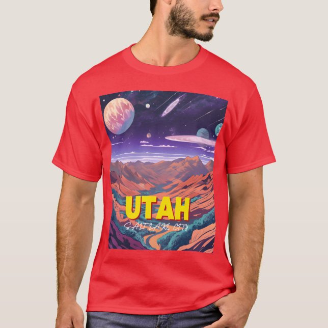 Camiseta Amigo da Natureza e da Cidade em Utah (Frente)