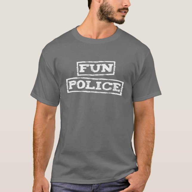 Camiseta Amigo da Polícia da Diversão (Frente)