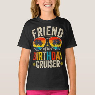 Camiseta Amigo da Rapariga das Férias de Cruzeiro de Aniver