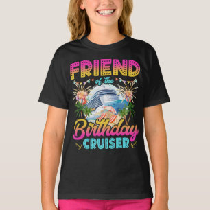 Camiseta Amigo da Rapariga das Férias de Cruzeiro de Aniver