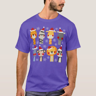 Camiseta Amigo da selva de Natal