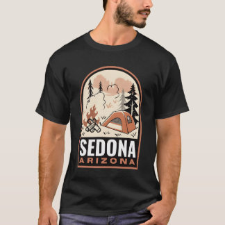 Camiseta Amigo de acampamento vintage Sedona Arizona
