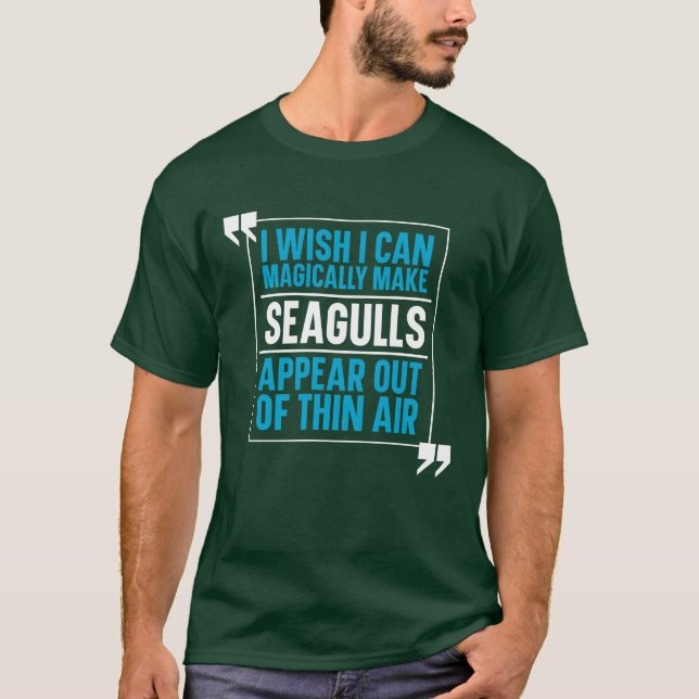 Camiseta Amigo de aves do Mar de Seagull (Frente)