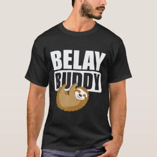 Camiseta Amigo de Belay Preguiça Ventilador de Belayer Preg