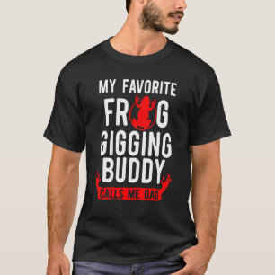 Camiseta Amigo de Caça de Rã Pai Caçador 1
