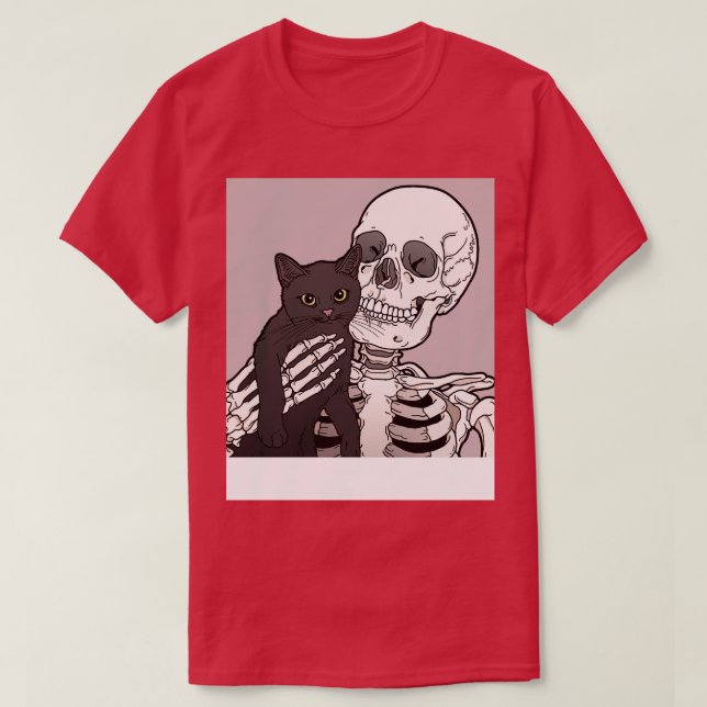 Camiseta Amigo de gato malhado (Frente do Design)
