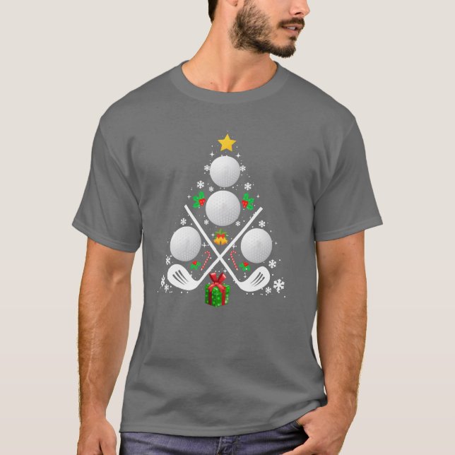 Camiseta Amigo de Golf Equipment Christmasree (Frente)
