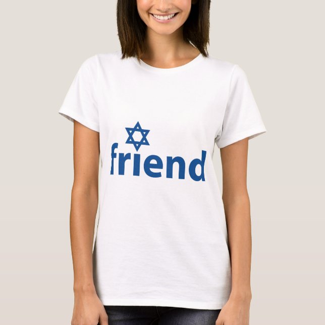 Camiseta Amigo de Israel (Frente)