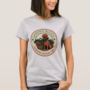 Camiseta Amigo de Jardim Golden Retriever Ano Personalizado