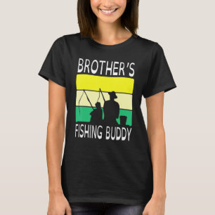 Camiseta Amigo de Pesca do Irmão Dia Feliz Vô Pai P