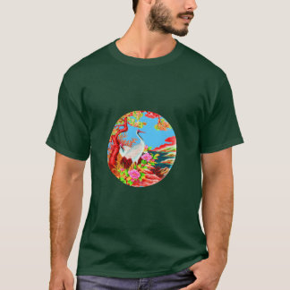 Camiseta Amigo de presente de par de pássaros bonito