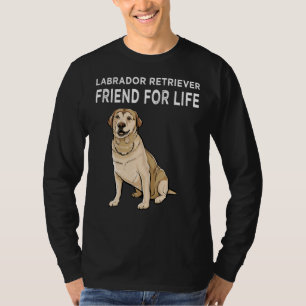 Camiseta Amigo De Retriever Labrador Para Amizade De Cachor